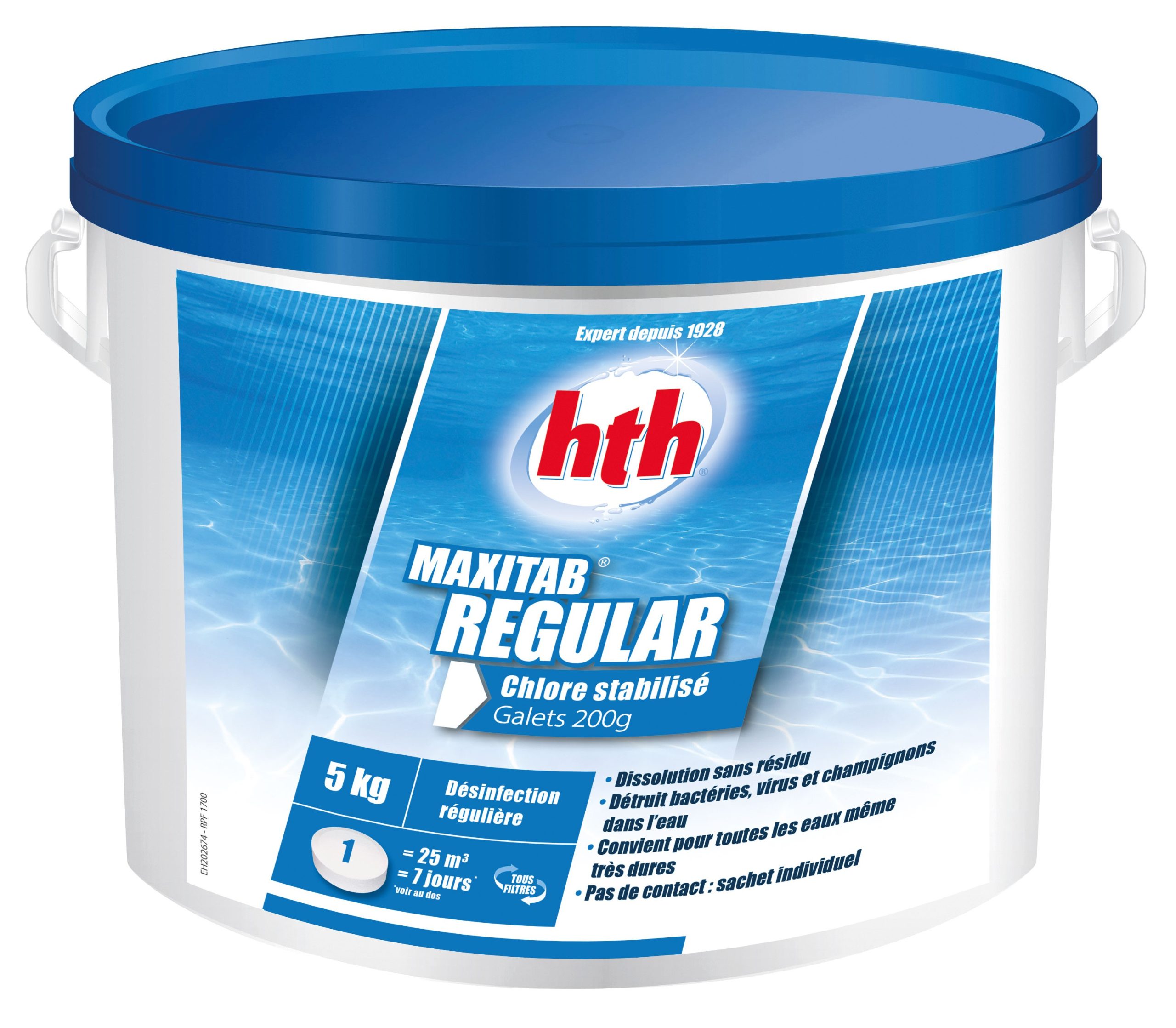 CHLORE MAXITAB REGULAR 5KG HTH